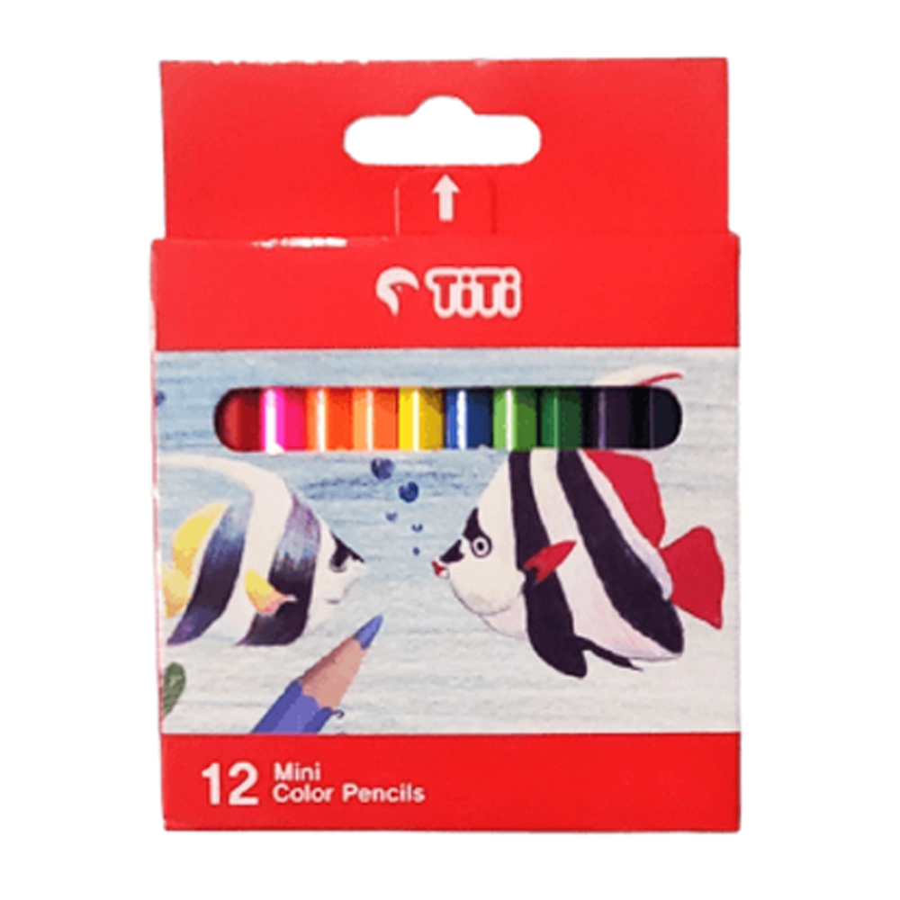 Joytiti Mini Wood Color Pencil - 12 Colors