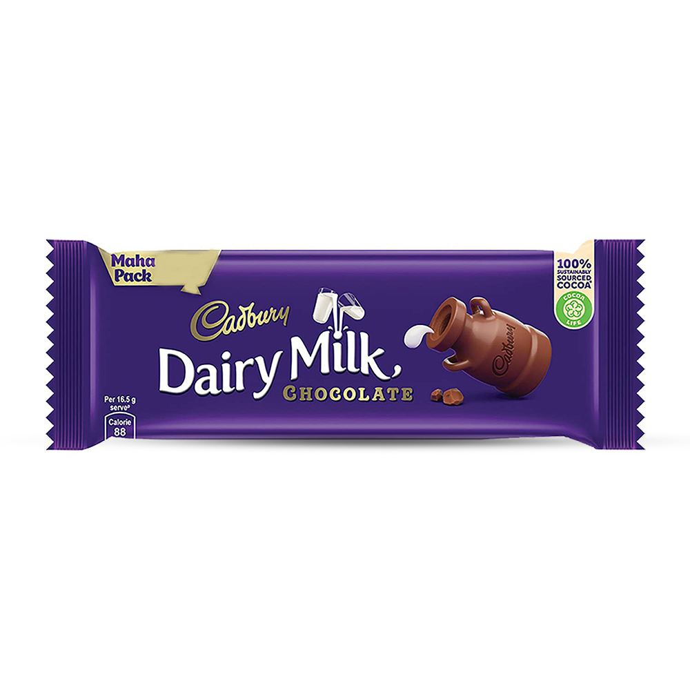 Cadbury Dairy Milk Chocolate Flowpack - 55gm - 4273487