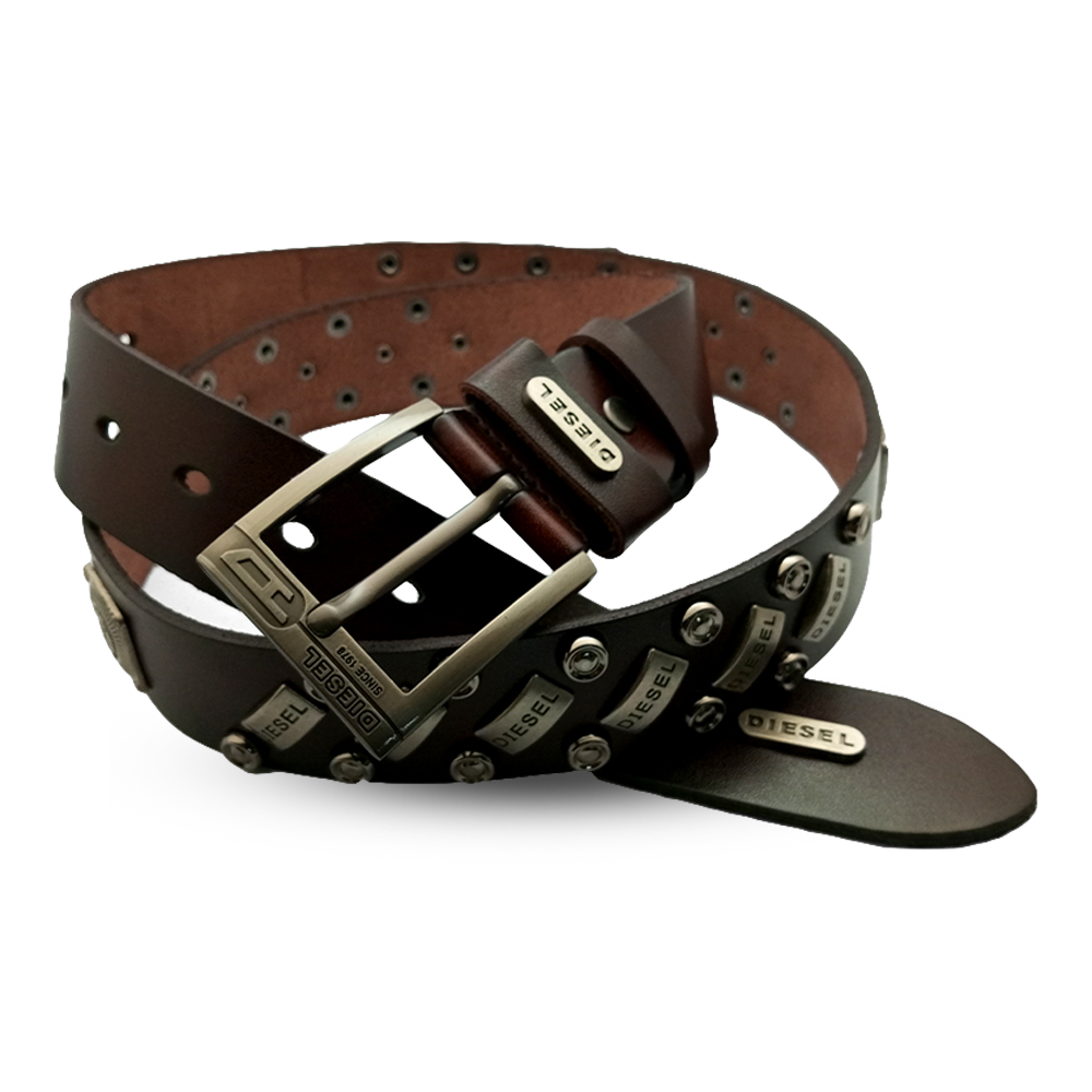 Leather Belt for Men - Chocolate