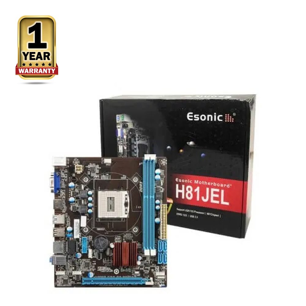 Esonic H81JEL DDR3 Motherboard With HDMI