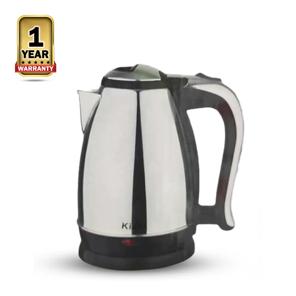 Kiam M46 Electric Kettle - 1.8 Liter - Silver