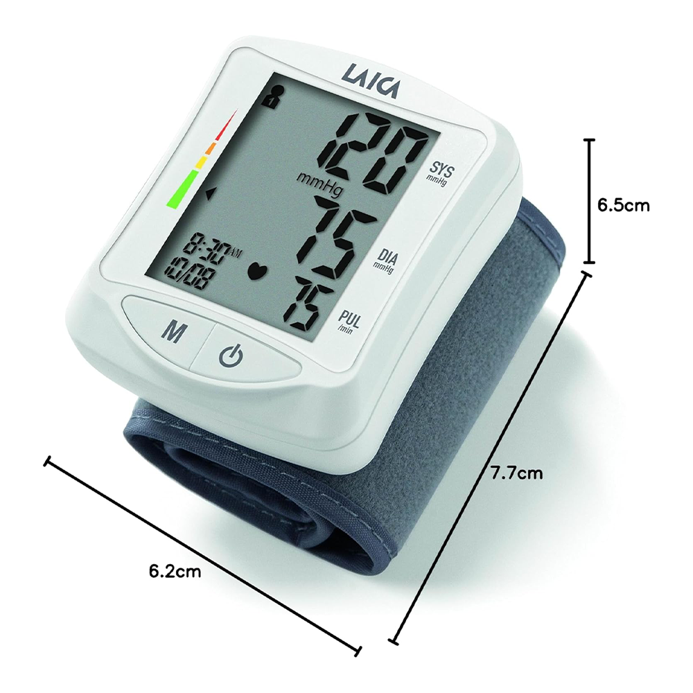 Laica BM1006 Blood Pressure Monitor Wrist - White