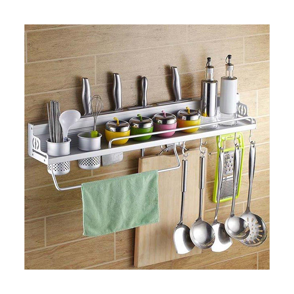 Double Layer Aluminum Alloy Sink Stand Dish Drying Rack Kitchen