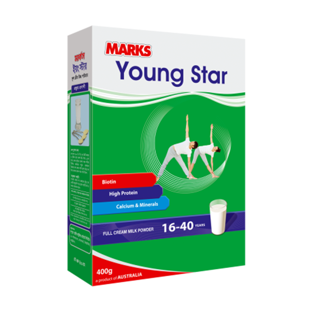 Marks Young Star Milk Powder - 400 gm