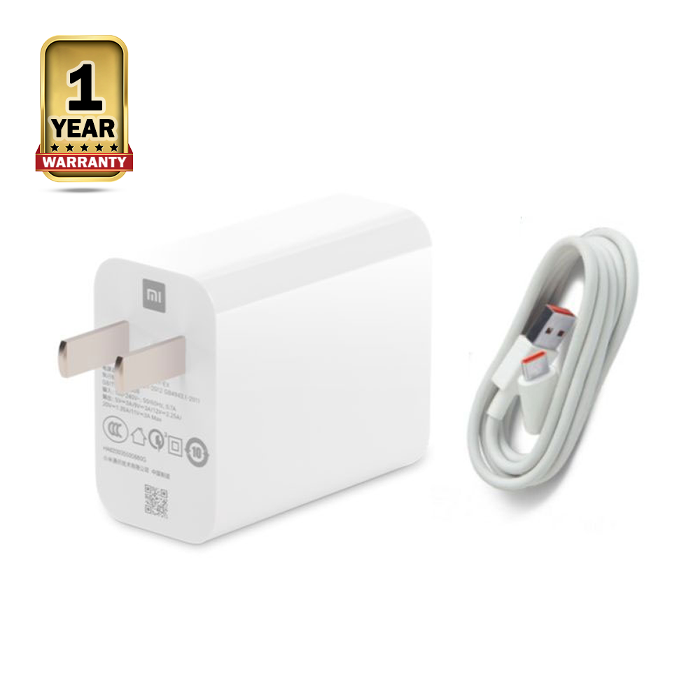 Xiaomi USB Charger and Type-C Cable - 33W - White