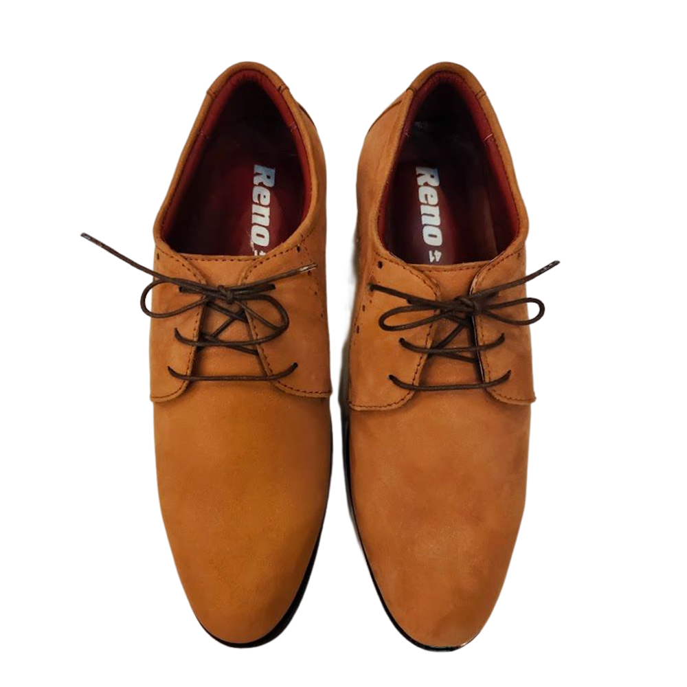 Reno Leather Formal Shoe For Men - Light Brown - RF2022