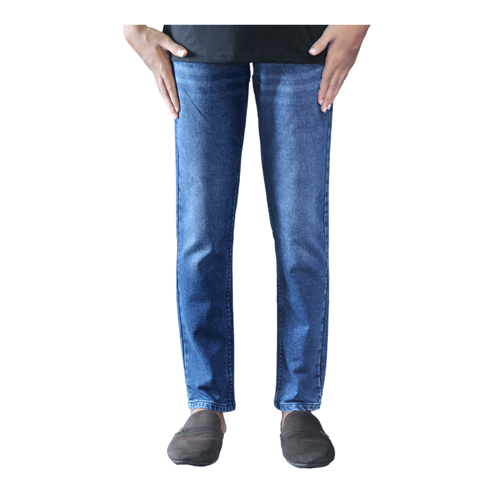 Denim Jeans Spandex Pant For Men - Blue - EX09