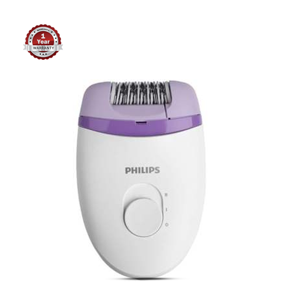 Philips BRE225/00 Satinelle Essential Corded Compact Epilator For Women - White