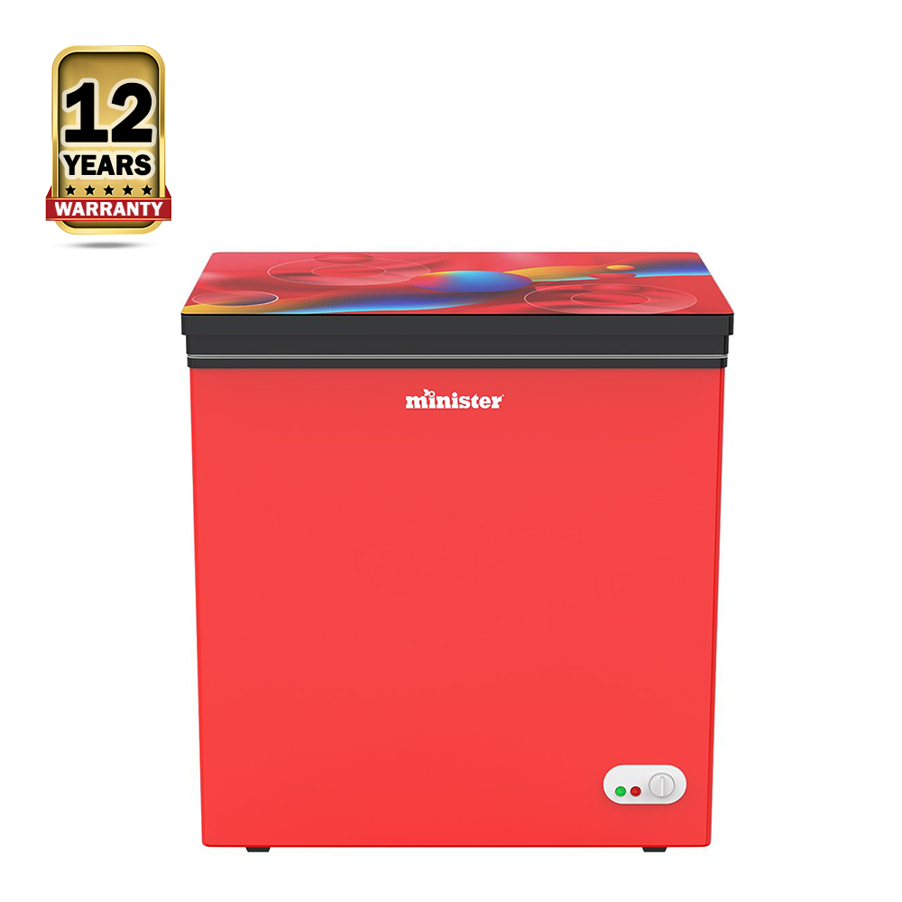 Minister M-170G Red Crimson Deep Freezer - 170 Litre