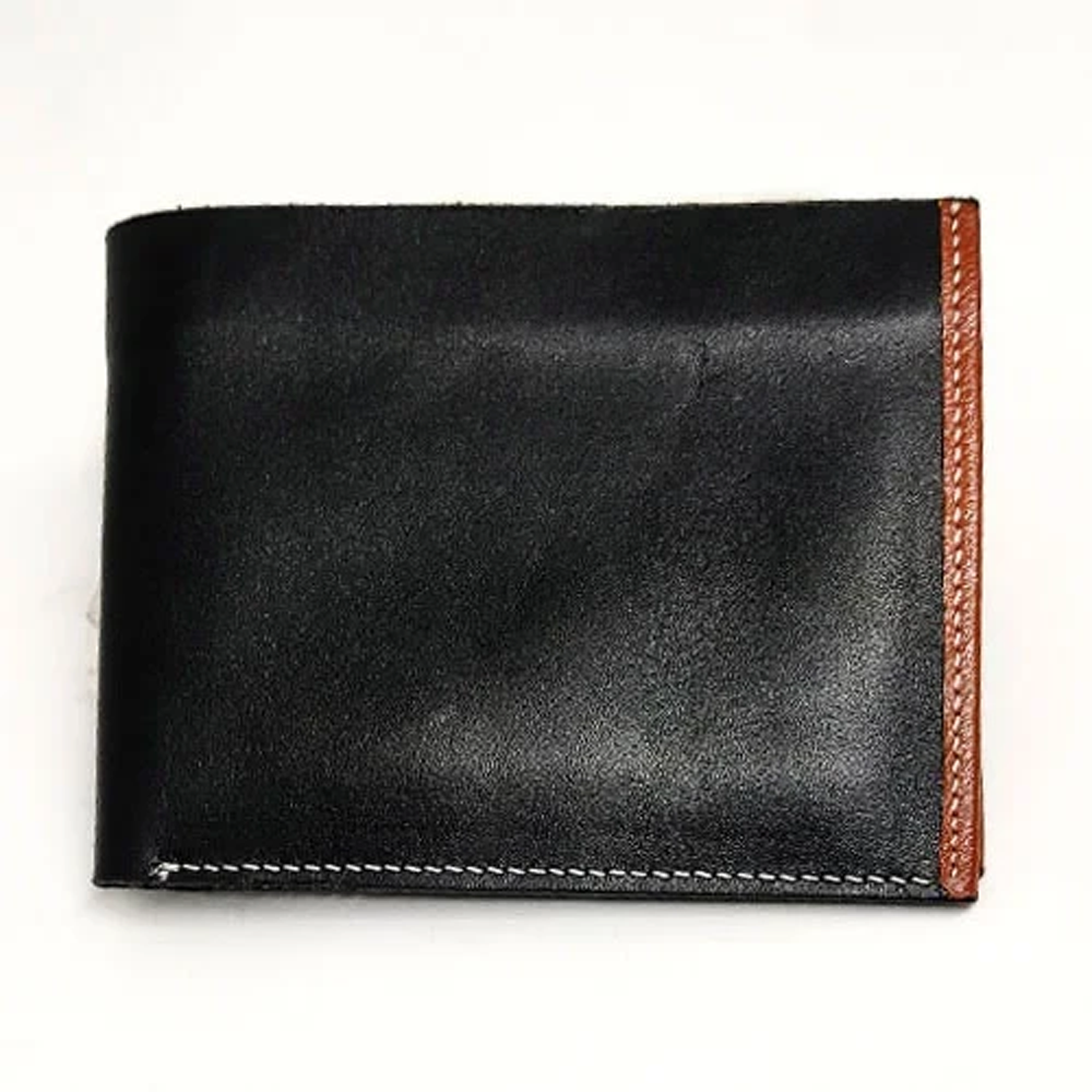 Leather Wallet For Men - SW -1007 - Black