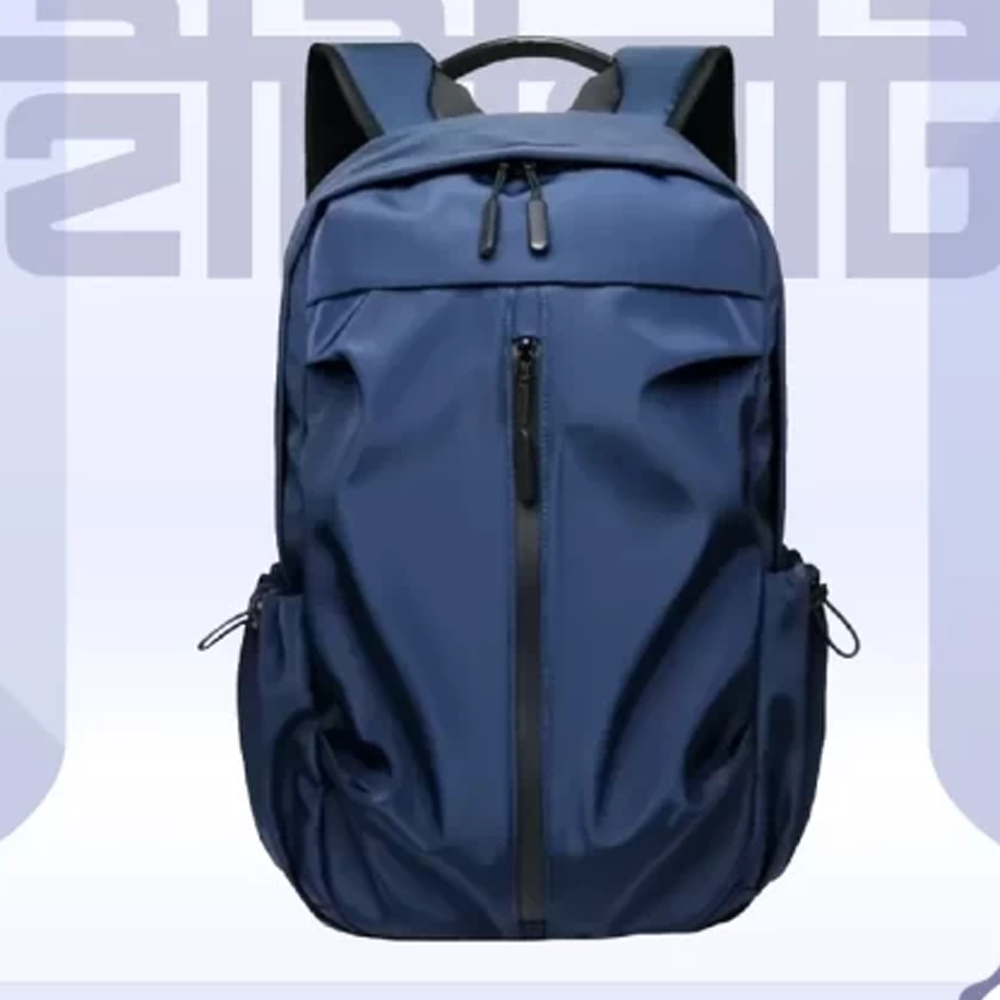 Fashion FA02MDBH PVC Water Resistant Travel Laptop Backpack - Blue