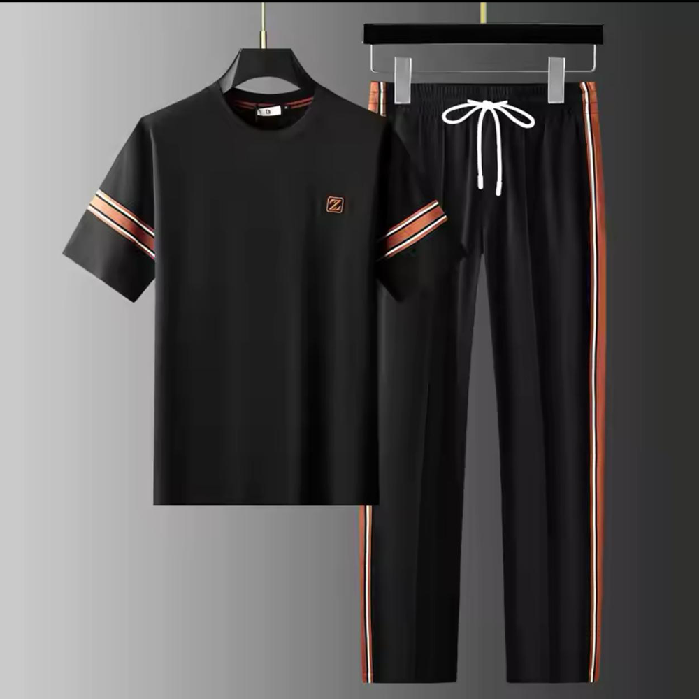 PP Jersey T-Shirt with Trouser Full Track Suit For Men -  TF-129