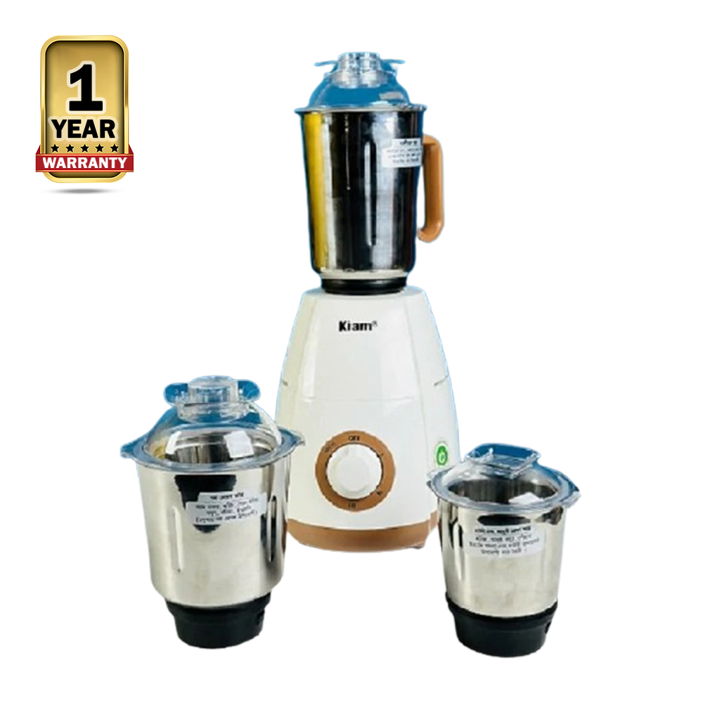 Kiam BL-2200 Mixer Blender and Grinder 3 Jars - 850 Watt