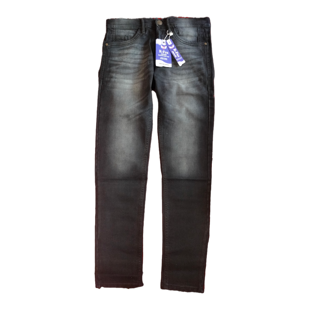 Denim Jeans Pant For Men - Black - JD-02