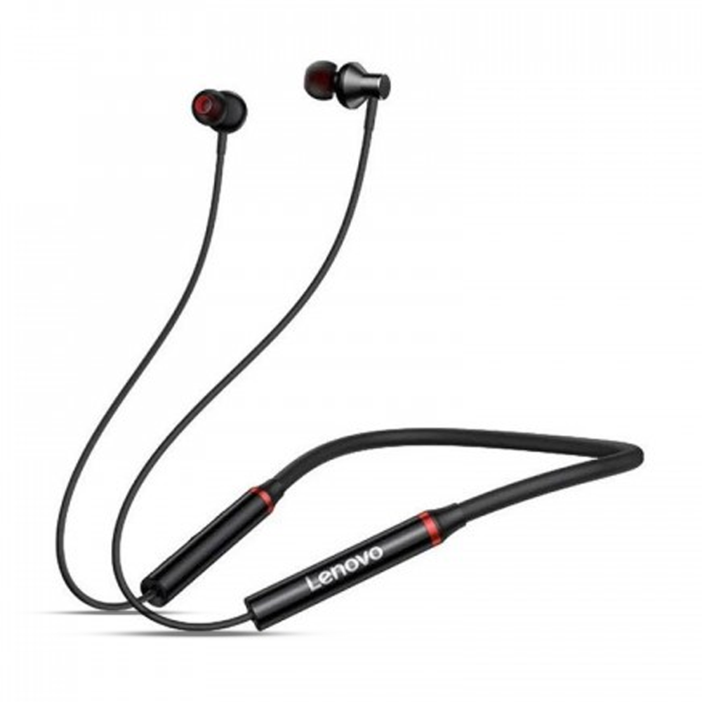 Lenovo HE05x II Wireless In-Ear Neckband Earphones - Black