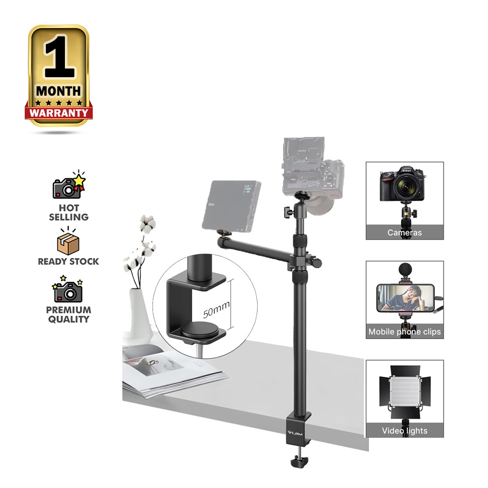 Ulanzi VIJIMLS02 Camera Desk Mount Stand Black