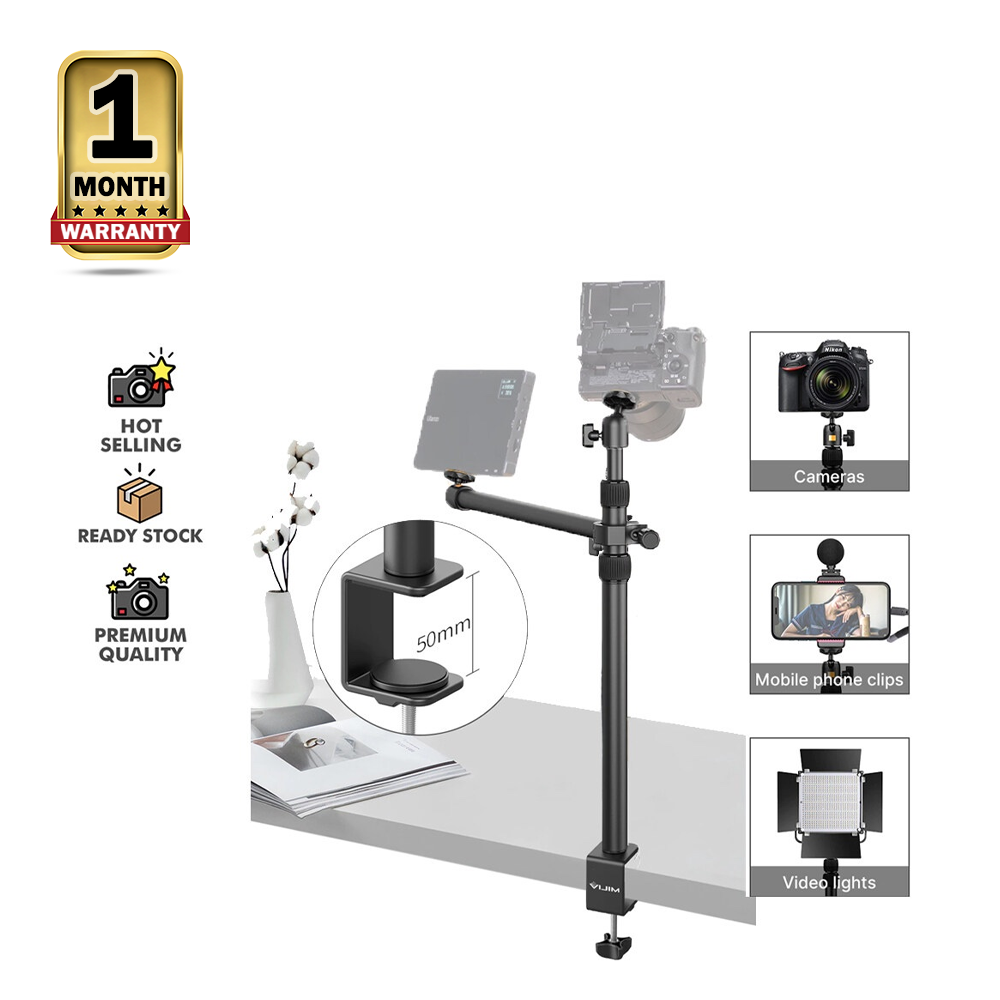Ulanzi VIJIM-LS02 Camera Desk Mount Stand - Black
