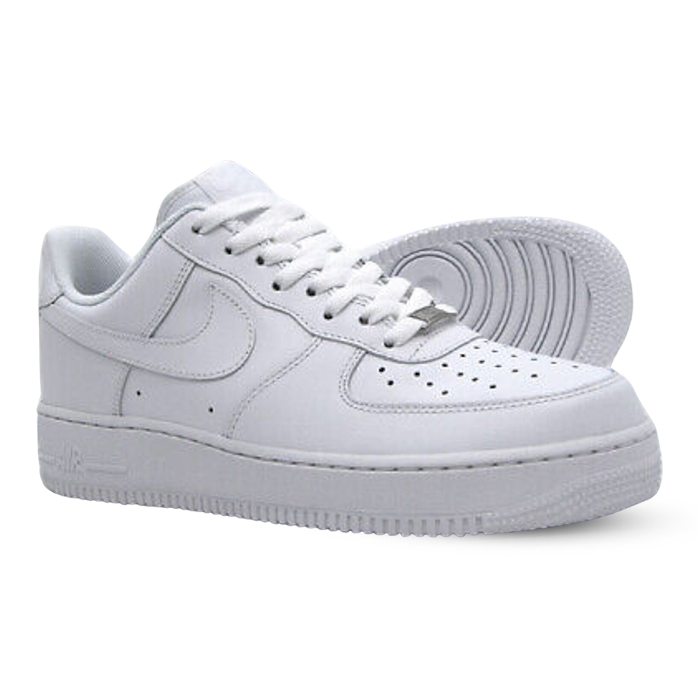 Nike Air Force 1 PU Leather Sneaker for Men - White