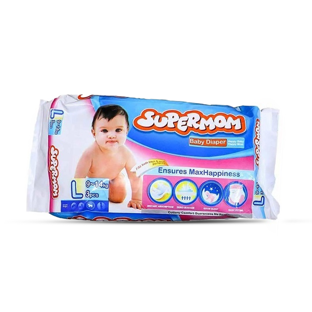 Supermom Baby Diaper - Extra Large - 40 pcs, super saver pack