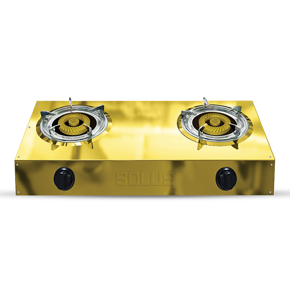Solus STSD-234 Non-Magnetic  SS Body with 120 MM Black Iron Burner - Golden