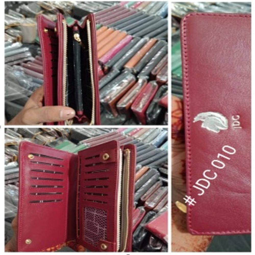 Leather Wallet for Men - Maroon