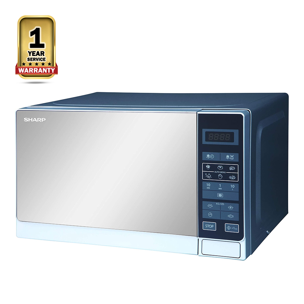 Sharp R-75MT-S Microwave Oven - 25 Litre - Silver and Grey