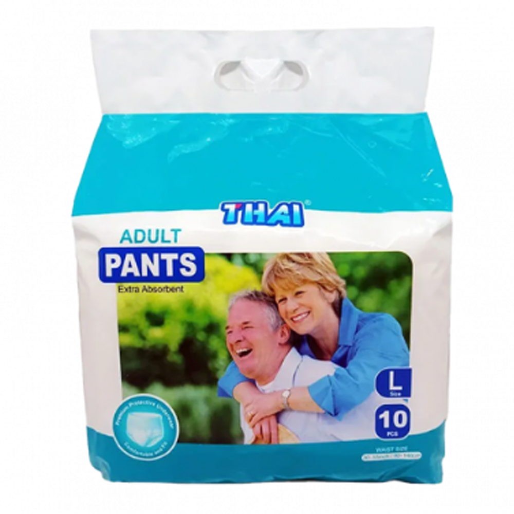Thai Adult Pant Diapers - L - 10 Pcs