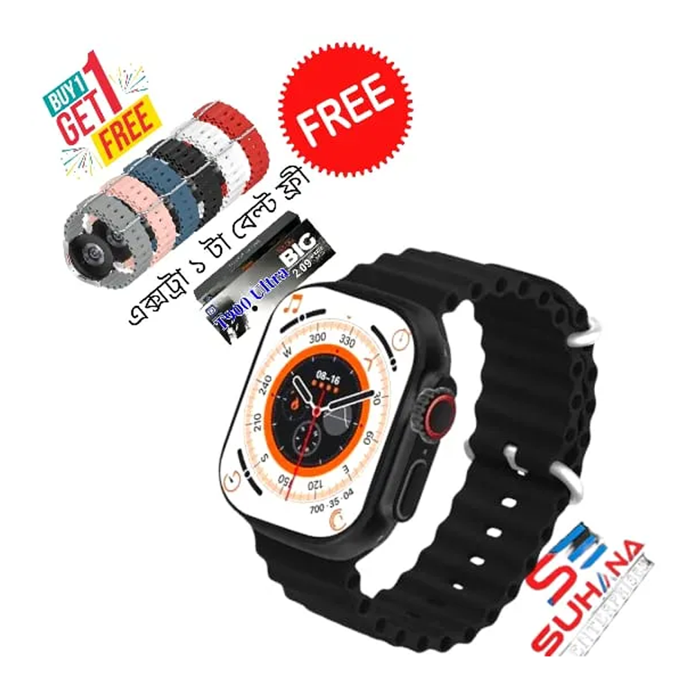 Buy 1 T900 Ultra Full Touch HD Smartwatch Get Free Free 1 Pcs Strap Or Belt