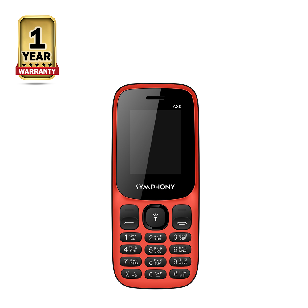 Symphony A30 Feature Phone - Lava Red