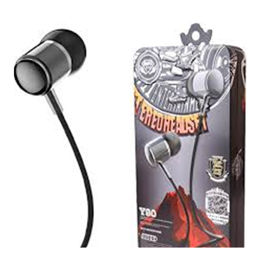 LYZ-Y90 Music Stereo In Ear Headphone With Gift Box - Black