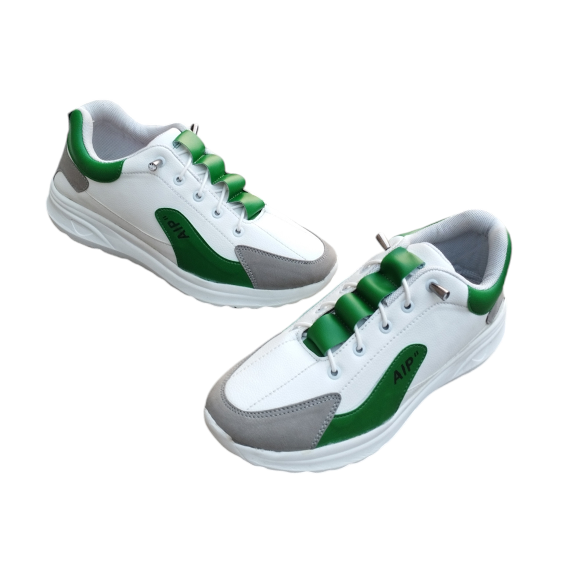 Sport Pu Leather Sneakers  For Men - White - OP