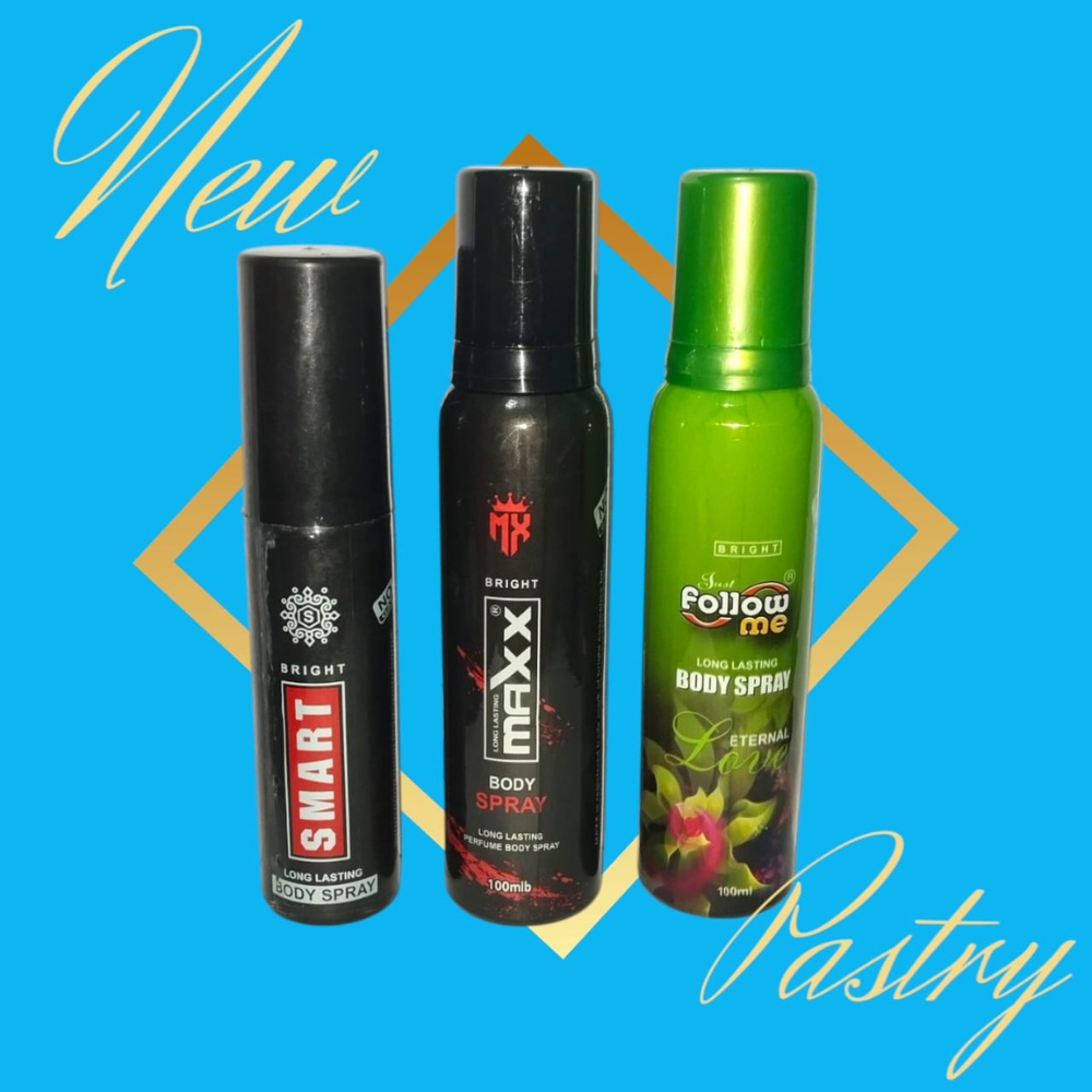 Combo of 3 Pcs Maxx Long Lasting Body Spray Perfume - 100ml