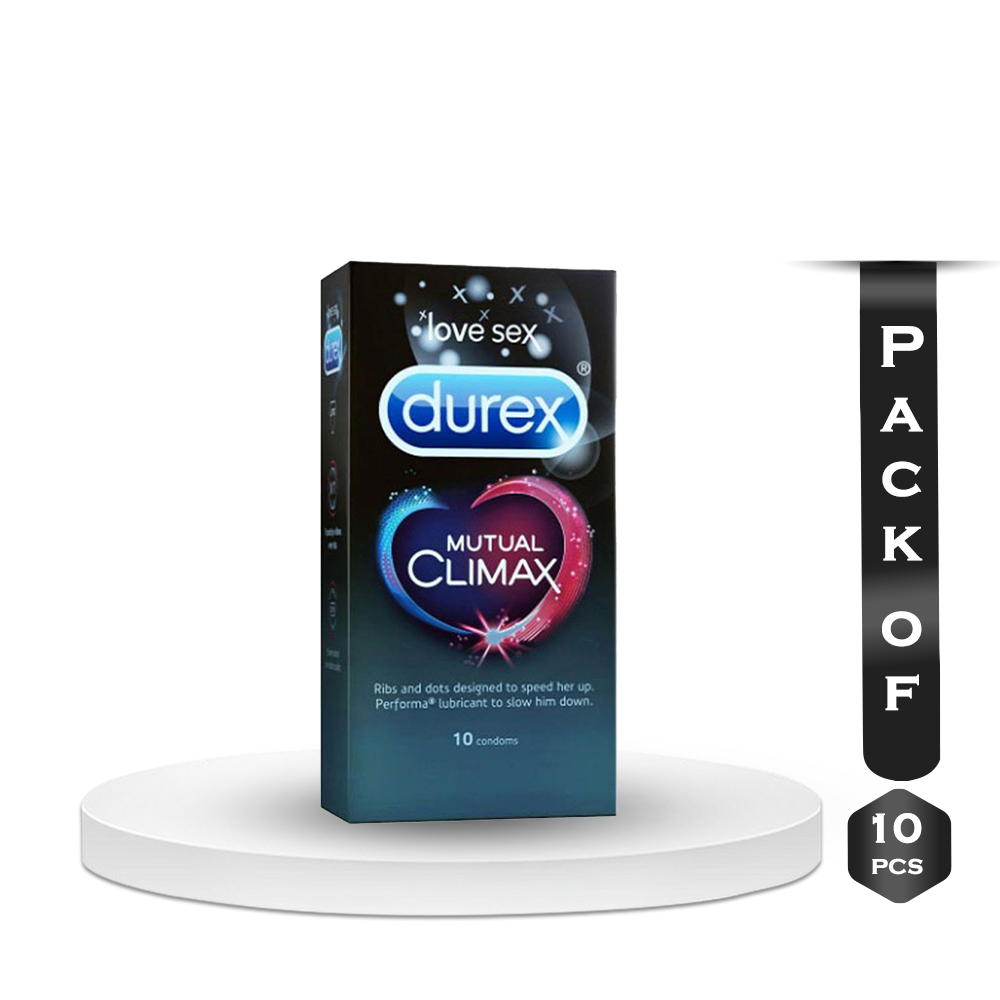 Pack of 10 Pieces Durex Mutual Climax Condoms