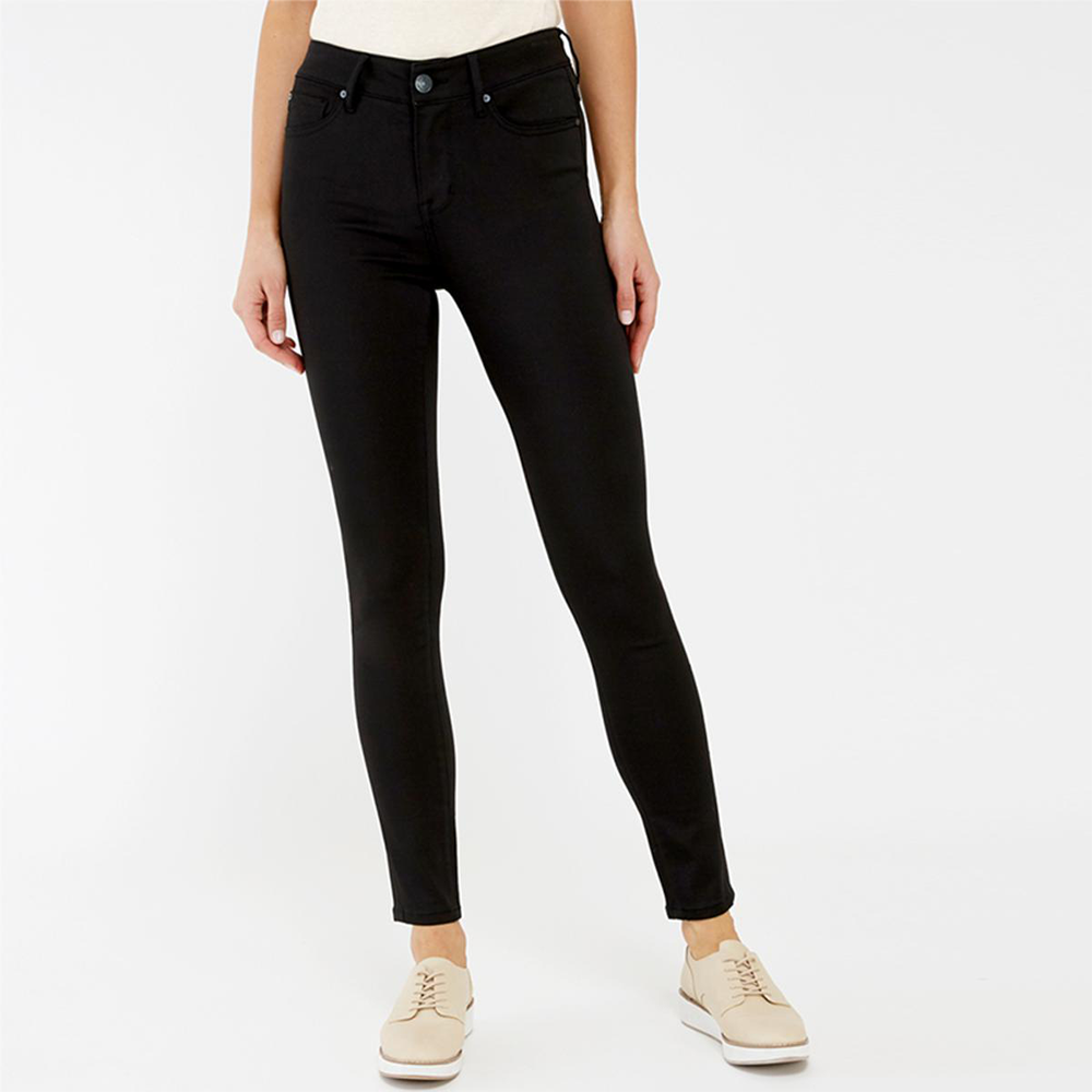 Denim Jeans Pant For Women - Black - u3058