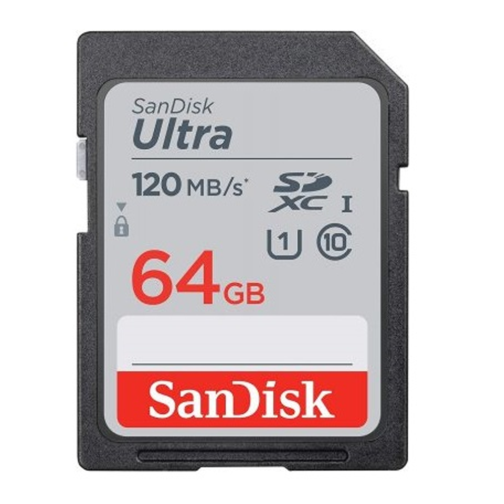SanDisk Ultra UHS-I SDXC Full HD Video Professional Memory Card - 64GB - Black