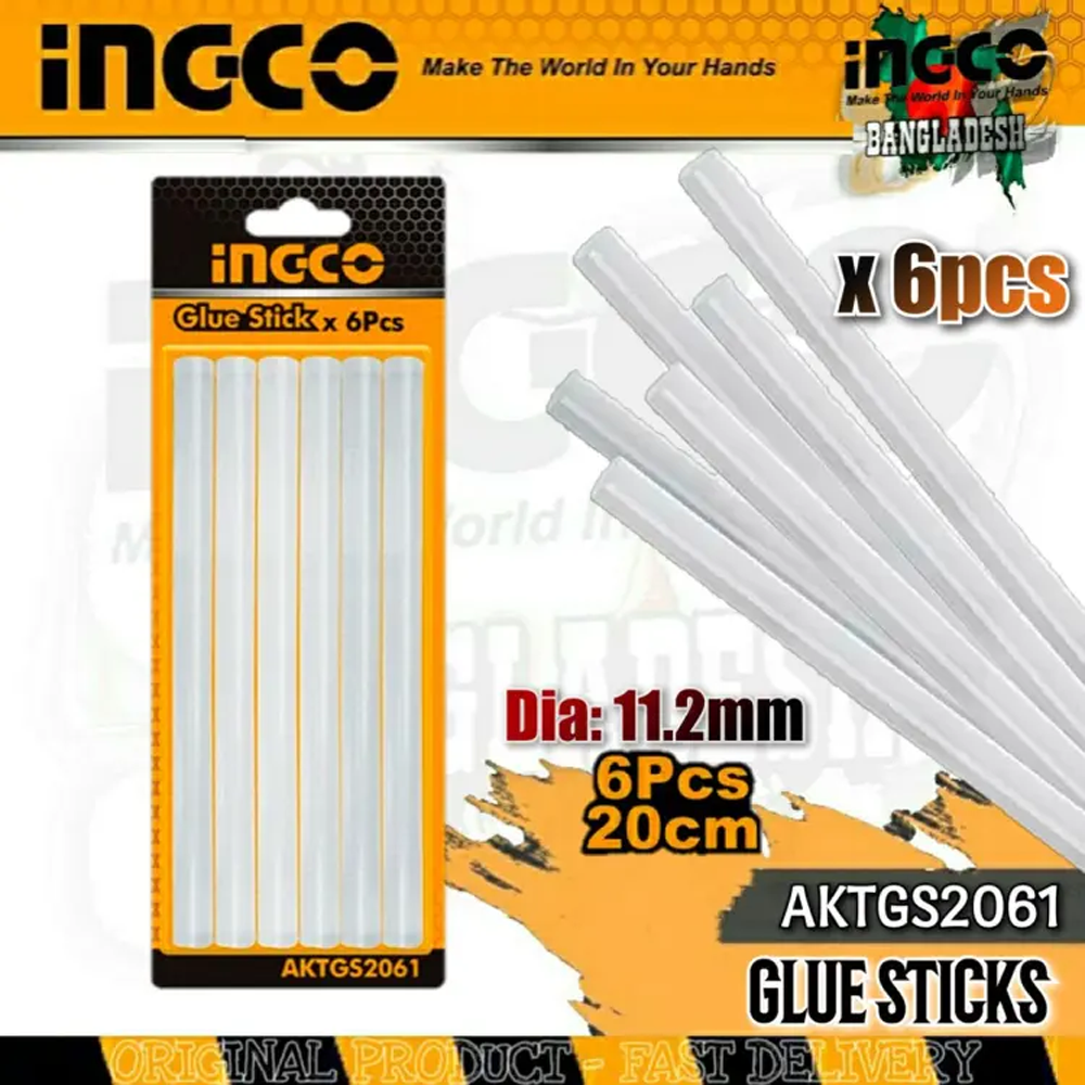 Ingco AKTGS2061 Glue Gun Stick - 06 Pcs