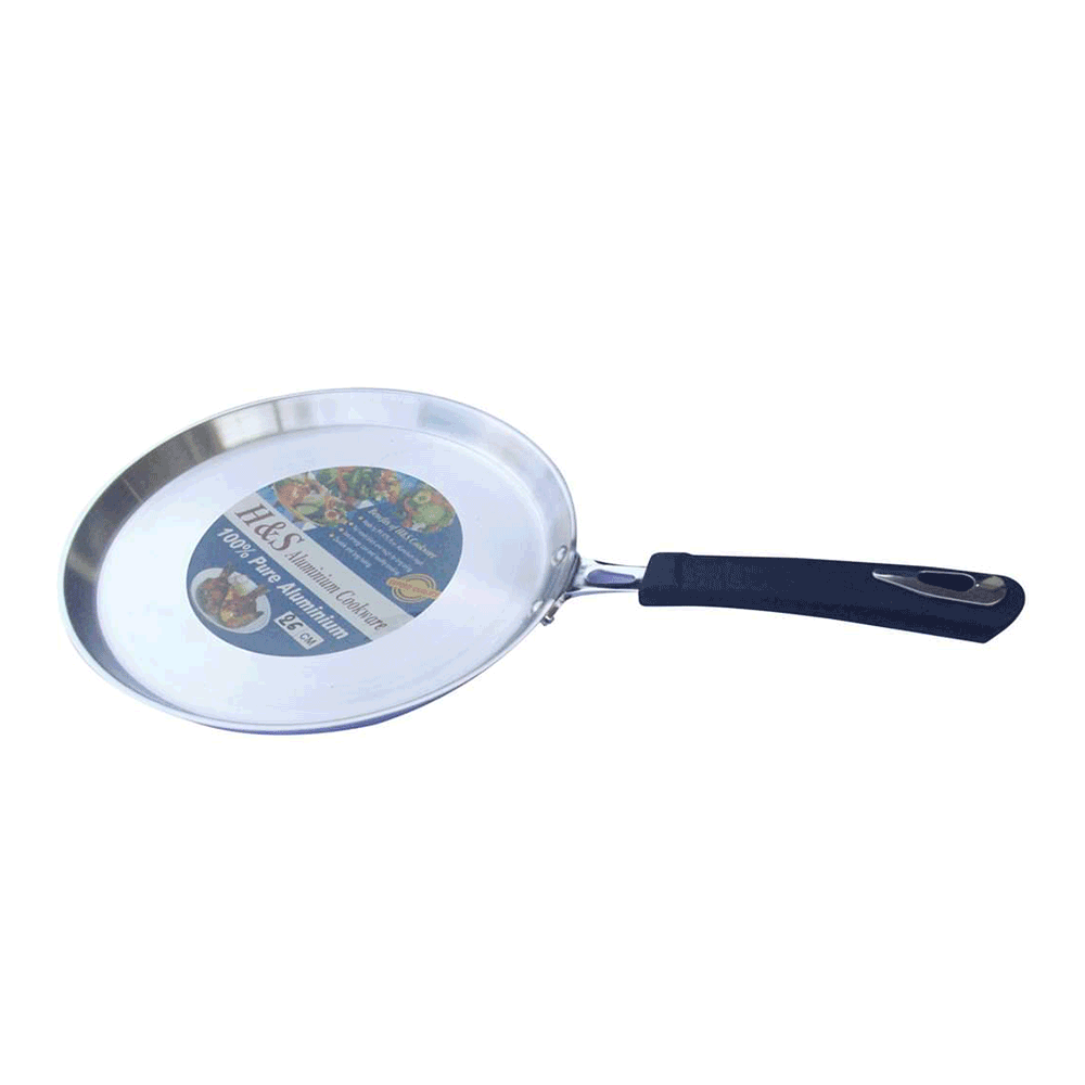 Hands Aluminum Dosa Tawa 26cm - Silver