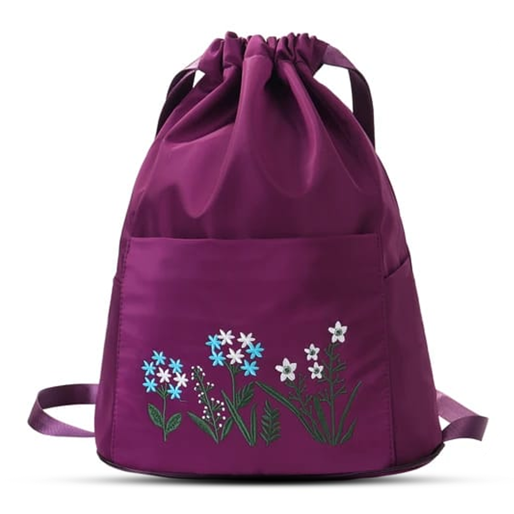Nylon Waterproof Foldable Bag for Women - Multicolor