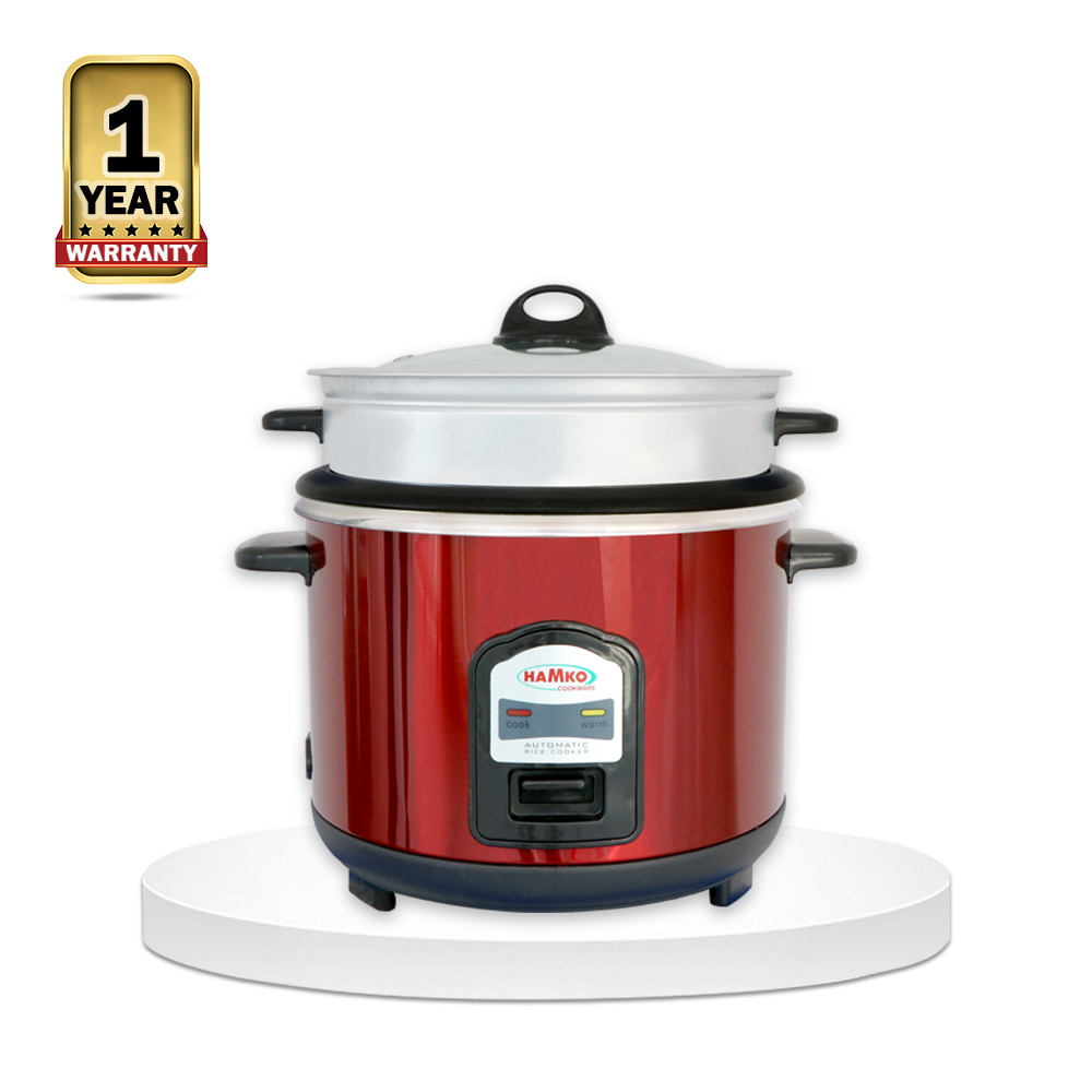 Hamko Hr15-11-Red Double Pot Rice Cooker - 2.8 Ltr