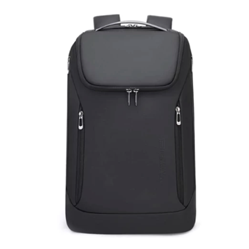 Bange Nylon Polyester USB Charging Laptop Backpack - Black - 2517