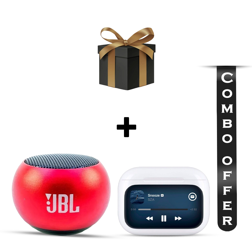 Combo of AirPods Pro 2nd Gen Special Edition and JBL M3 Mini Portable Bluetooth Speaker with Surprise Box