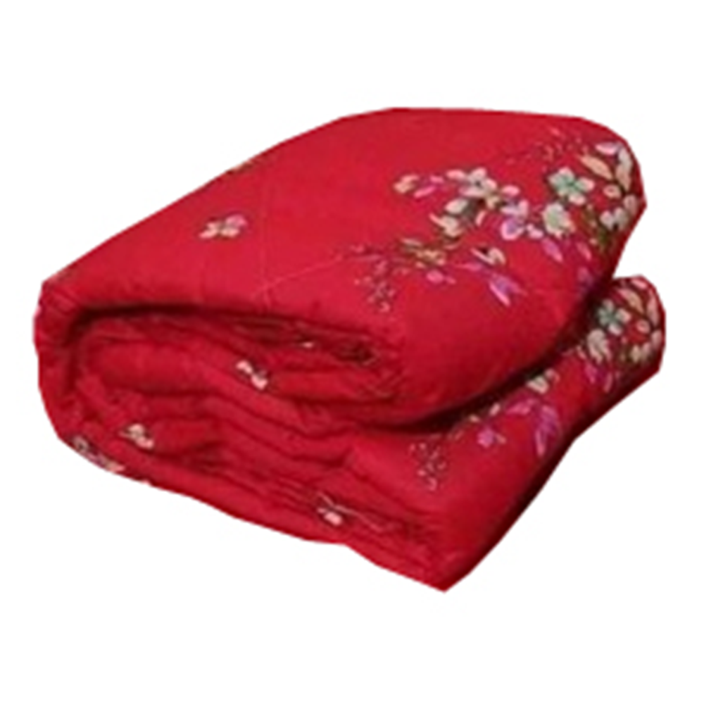 Twill Cotton King Size Comforter - Red - CT-71