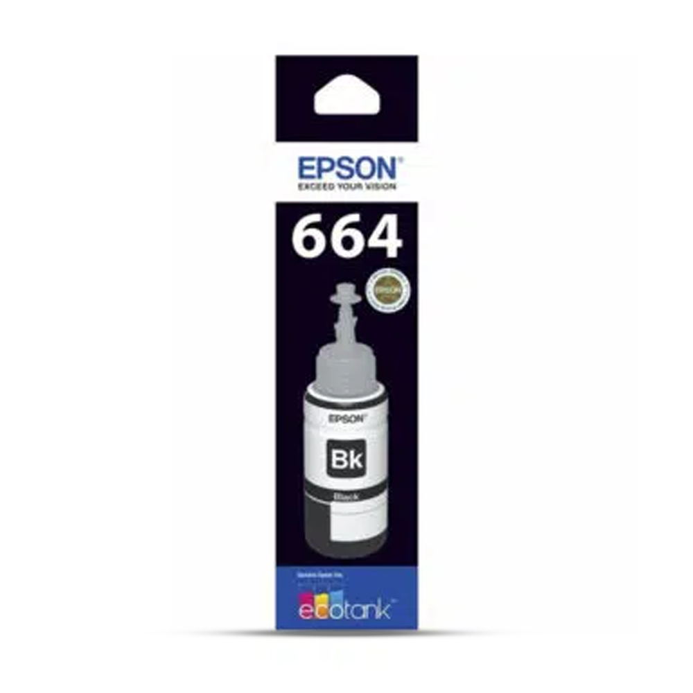 Epson Printer 664 Ink Bottle - 70ml - Black 