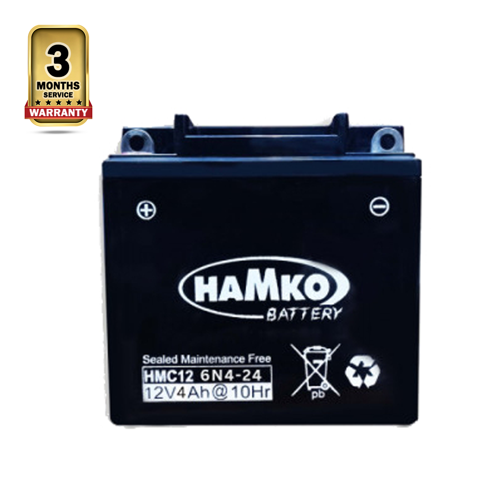 Hamko 12 Volt 12N6.5-3B Motorcycle Battery