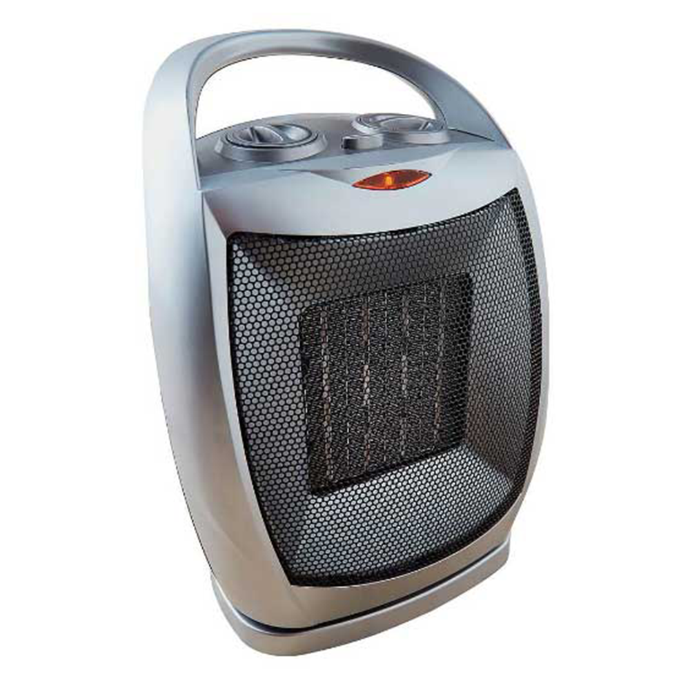 Nova 902 Electric Room Heater Fan - 1500W - Silver