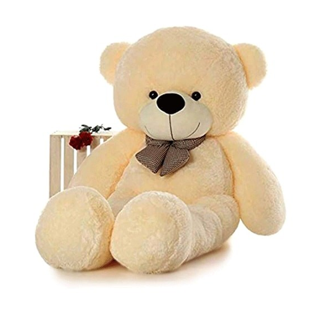 Extra Large Big Teddy Bear 5 Feet - Cream