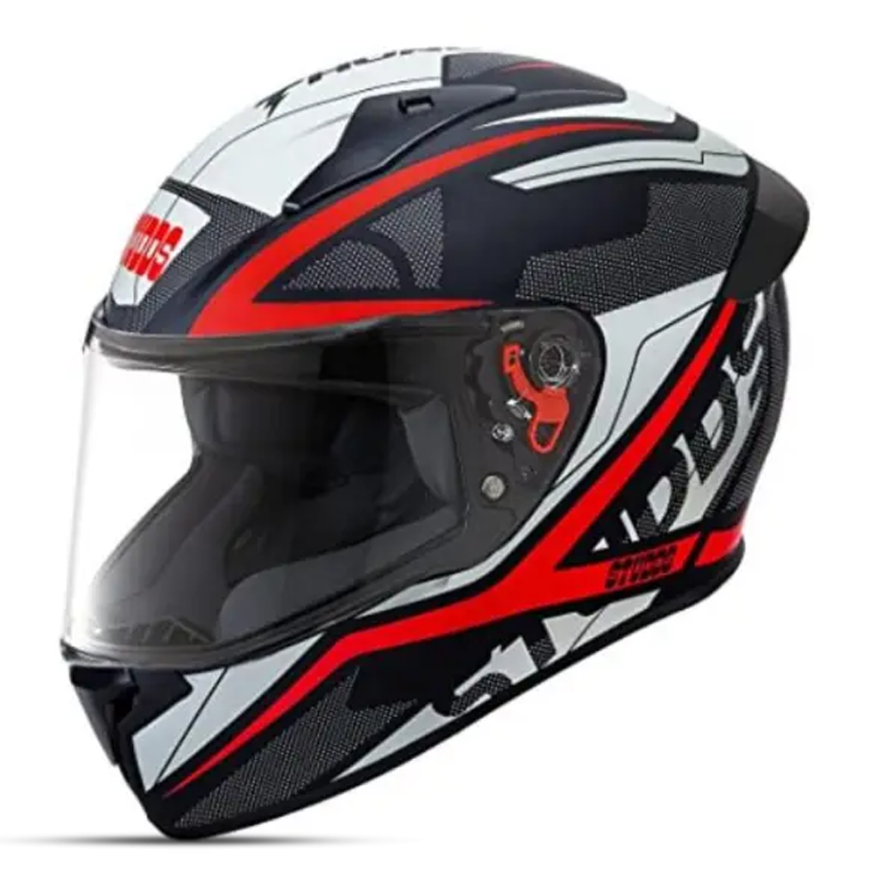 Studds Thunder D7 Full Face Bike Helmet - Black and Red