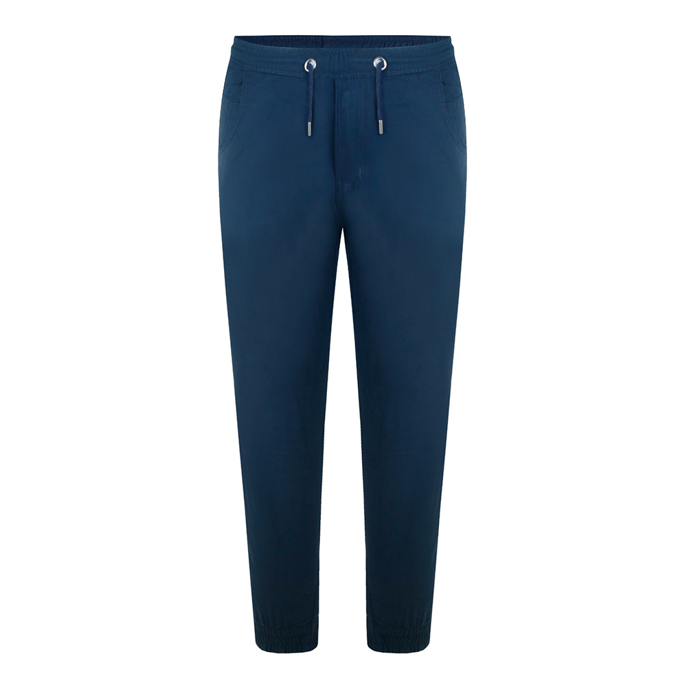 Cotton Joggers Pant For Men - Navy Blue - OP236