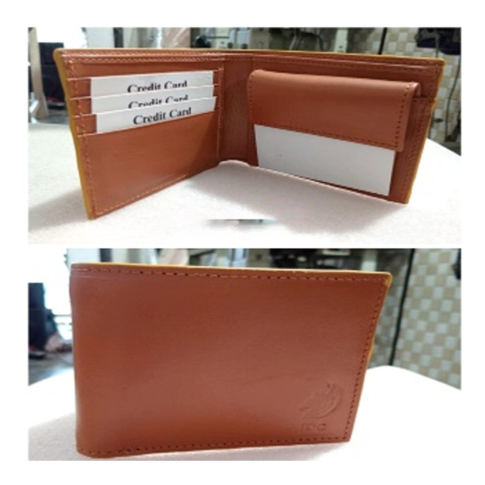 Leather Wallet for Men - Chocolate