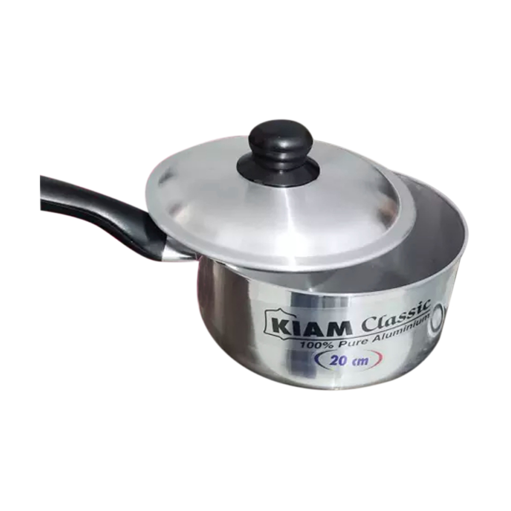 Kiam Aluminium Milk Pan With Lid - 20cm